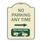 Signmission No Parking Anytime Tow-Away Zone W/ Right Arrow Heavy-Gauge Aluminum Sign, 24" x 18", TG-1824-23771 A-DES-TG-1824-23771 - alternate 1